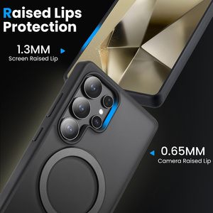 Funda de Teléfono Magnética Giratoria 360° de Lujo al por Mayor para Samsung S26 Ultra S25 Plus, Soporte con Acabado Mate, Estilo Ejecutivo para <span class=keywords><strong>Hombre</strong></span> - Product Image 4