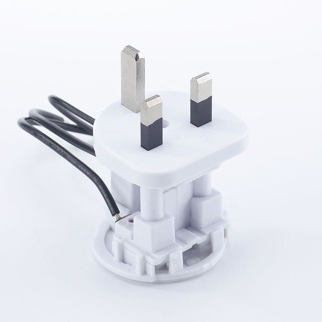 3PIN British UK Plug Adapter for Smart Electric Plug in Sockets Design