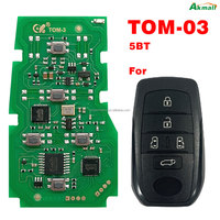 Carte de circuit imprimé de clé de véhicule intelligente universelle CK TOM Series TOM-O-03 4/5/6 boutons pour Toyota et Subaru (carte uniquement) prend en charge 8A-BA