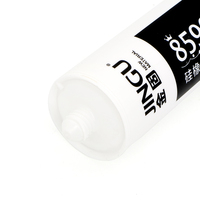 JINGU Silicone Caoutchouc TV Composant Électronique Isolant Mastic Fixation Mastic 310ml Haute Température Résistant Étanche Rouge