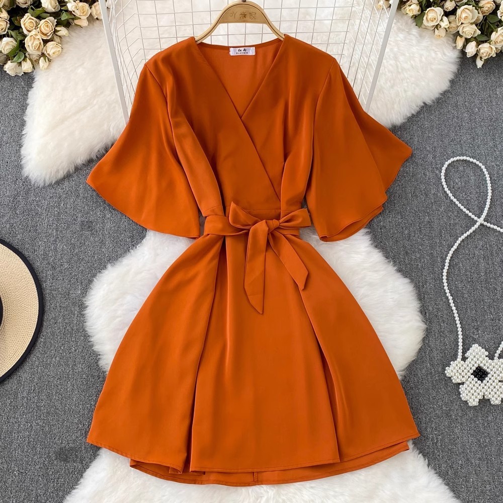 ladies cream dress trousers Slim Ankle Pants in 4 pockets Sort by Color- Coral Midi Dress Casual Pockets Size:US42