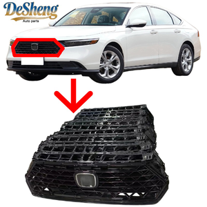 Matériau PP de haute qualité, pour les grilles de pare-chocs avant Honda Accord, les pare-chocs de voiture, les phares à LED, les ailes, le pare-brise, le capot, forte stabilité - Product Image 1