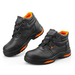 حذاء سيمبا إس3 من سلسلة تايجر، حذاء أمان متوسط الارتفاع باللون الأسود، مقاوم للصدمات والثقب، مع مادة قماشية علوية - Product Image 1