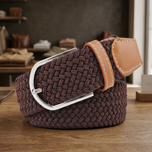 Best Selling Unisex Vintage Fancy Cow Hide Genuine Leather <b>Silver</b> Buckle Eco-Friendly High Strength Waterproof Square Belt - Product Image 1