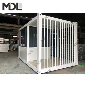 2023 New Arrival Customized Modular Modern Prefab Flat Pack <strong>Container</strong> Store/<strong>Security</strong> Guard Kiosk - Product Image 2