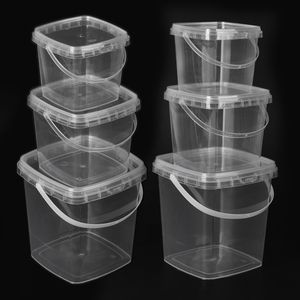 1L 1.5L 2L công suất lớn vuông cấp thực phẩm PP trái cây tươi đồ uống container rõ ràng nước ép trái cây bong bóng xô ly - Product Image 3