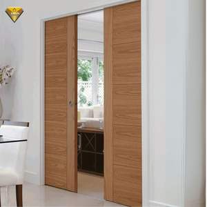 Hiện Đại Bằng Gỗ Túi Cửa Trượt Cho Phòng Ngủ Chịu Nước Mdf Khoang Khóa Sự Riêng Tư Hệ Thống Cho Phòng Khách Vườn - Product Image 1