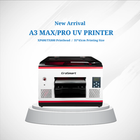 Erasmart Cámara CCD Escaneo Posicionamiento visual A3 XP600 Impresora UV de cama plana Vidrio Madera Visión Posicionamiento A3 Impresora UV
