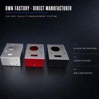 Boîtier d'équipement d'automatisation industrielle de précision, usiné CNC, surface anodisée, personnalisation de la couleur, certifié ISO 9001