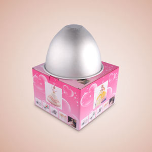 Molde de pastel de embrión de <span class=keywords><strong>princesa</strong></span> de aluminio, modelo de pastel de gasa, herramienta para hornear, forma de pastel de muñeca de Metal duradero - Product Image 2