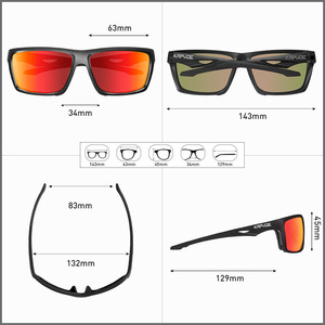 Kapvoe Polarized Cycling Sunglasses Full Rim 100% Uv Protection Outdoor Sports <b>Eyewear</b> - Product Image 3