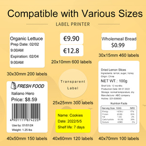 Máy In Nhãn Nhiệt Cầm Tay DP26 Máy In Nhãn Giá Mã Vạch Với Phần Mềm Máy Tính Android IOS - Product Image 4