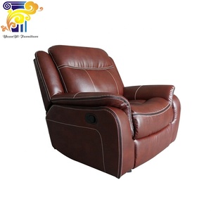 Mecedora reclinable para cine en casa, de cuero, de alta calidad, estilo americano, súper cómoda, con giratorio - Product Image 2