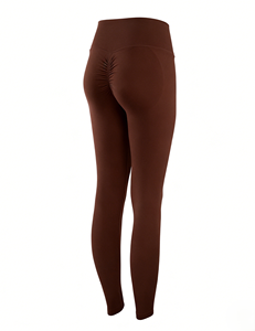 महिलाओं के उच्च कमर कमर वाले बट ने स्ट्रेची फिटनेस टायर को उठाया जिम वर्कआउट फिटनेस पहनने के लिए ठोस त्वरित शुष्क योग पैंट - Product Image 2