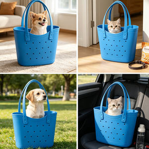 Sac de transport pour animaux de compagnie HGD, écologique, imperméable, en EVA, matériau sans odeur, respirant et léger, pour petits animaux - Product Image 3