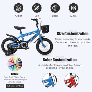 Vélo Enfant avec Panier et Roues Stabilisatrices, Tailles 12, 14, 16 Pouces, pour Enfants de 3 à 8 Ans et de 9 à 11 Ans – Offre Spéciale Usine - Product Image 2