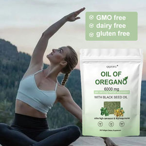 Aceite de orégano de gran venta OEM con aceite de semilla negra y suplemento de hierbas de carvacrol 300 recuentos mejora el sistema inmunológico - Product Image 5