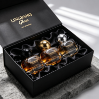 Botol Kaca Kosong Mini Lucu 15ml, Mewah Namun Terjangkau, Botol Parfum Kaca yang Dapat Disesuaikan dengan Tutup dan Kotak Kemasan