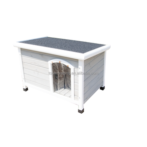 Prix de gros Cage pour animaux de compagnie en bois massif respirant et résistant aux intempéries pour chiens et chats avec toit - Product Image 6