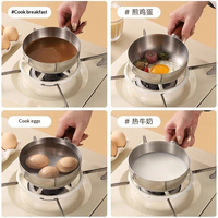 TikTok populaire voedselveilige metalen roestvrijstalen noedelpot snack/yoghurtkommen instant noedels huishoudelijk ongecoate moderne eenvoudige