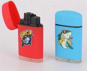 Customized logo Is Welcome 2023 New Arrival Rubber <strong>Windproof</strong> Torch <strong>Lighter</strong> Plastic <strong>Lighter</strong> Factory Directly Supply - Product Image 3