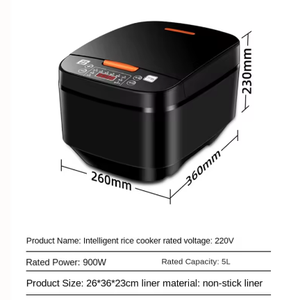 หม้อหุงข้าวอัจฉริยะสำหรับใช้ในครัวเรือน5L หม้อหุงข้าวอเนกประสงค์สามารถกำหนดและกำหนดเวลาได้เยอะมีสินค้าในสต็อก - Product Image 4