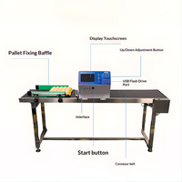Mesin Pengkode Telur Otomatis 6 Nozzle Baru, Printer Inkjet, Dukungan Fleksibel Multifungsi, Tinta Cepat Kering, Kartrid Tinta Food Grade
