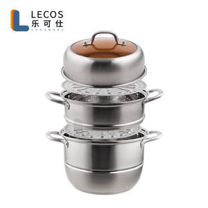 Usine commerciale polyvalente en acier inoxydable marmite à <span class=keywords><strong>couscous</strong></span> à la vapeur marmite à boulettes de légumes pour une cuisine saine - Product Image 2