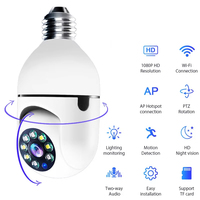 Caméra WiFi Intelligente HD 1080P 180° Interphone Moniteur Bébé Surveillance Animaux Domestiques CCTV Intérieur Extérieur Dispositif de Sécurité Carte Mémoire