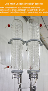 Máy chưng cất nước chân không công nghiệp rotovap 10L giá tốt nhất Thiết bị chưng cất điện 20L 50L 5L quay sử dụng động cơ mới - Product Image 3