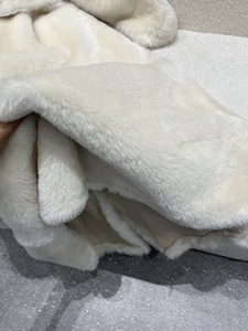 Nuovo Cappotto Invernale da Donna con Collo Rovesciato, Lungo <span class=keywords><strong>Trench</strong></span> in Pelliccia di Lana Teddy con Cintura - Product Image 6