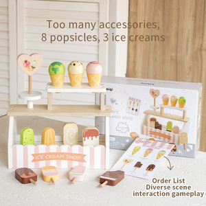 Jouets <span class=keywords><strong>de</strong></span> simulation <span class=keywords><strong>de</strong></span> jeu <span class=keywords><strong>de</strong></span> rôle en bois pour enfants Qiaike, <span class=keywords><strong>stand</strong></span> <span class=keywords><strong>de</strong></span> crème glacée noble danois, <span class=keywords><strong>jouet</strong></span> éducatif <span class=keywords><strong>de</strong></span> simulation <span class=keywords><strong>de</strong></span> nourriture, <span class=keywords><strong>jouet</strong></span> <span class=keywords><strong>de</strong></span> crème glacée - Product Image 3