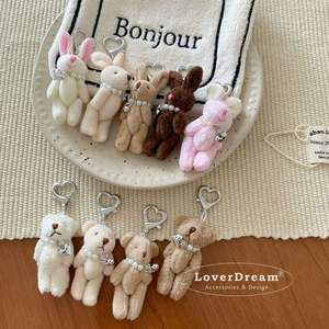 พวงกุญแจตุ๊กตาขนนุ่มน่ารัก ลดราคาสุดคุ้ม ตัวการ์ตูนน่ารัก ใช้เป็นพวงกุญแจหรือห้อยกระเป๋า สำหรับเด็กและผู้ใหญ่ ขายส่ง - Product Image 2