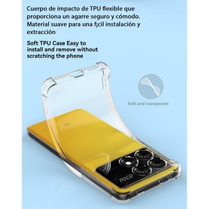 Funda Transparente de TPU Suave para Xiaomi Redmi K70E 5G, X6 Pro 5G - Product Image 2