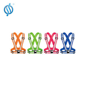 <span class=keywords><strong>Gilet</strong></span> de sécurité réfléchissant, réglable, pour la course à la nuit, la Construction, le cyclisme, la marche pour enfants, hommes et femmes - Product Image 3