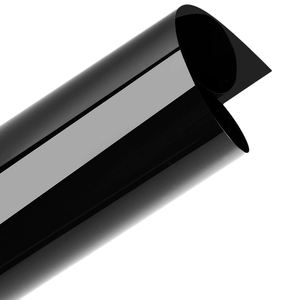 PVCメタリック光沢ブラック0.3mm厚エコフレンドリー耐久性高品質フィルムシート超高輝度ラップカットサービス迅速 - Product Image 3