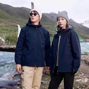 Chaqueta de mujer Unisex de una sola capa de camello duradero transpirable suave de alta calidad con buena solidez del color al viento y al agua - Product Image 1
