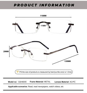 Gafas ligeras de aleación de PC <span class=keywords><strong>para</strong></span> hombre, <span class=keywords><strong>lentes</strong></span> de espejo sin montura azul, accesorio <span class=keywords><strong>para</strong></span> <span class=keywords><strong>caballero</strong></span>, verde, rojo, moda <span class=keywords><strong>para</strong></span> exteriores, 2025 - Product Image 3