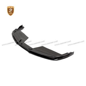 Accesorios de coche de alta calidad mejorados a estilo Vors 3K tela de fibra de carbono Real parachoques delantero de coche labio para Ferrari 488 - Product Image 3
