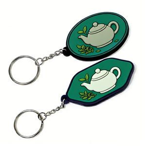 Bulk Custom 2D PVC Rubber Keychain Offset Printing Design <b>Backpack</b> Pendant Coin Holder Event Gifts - Product Image 2