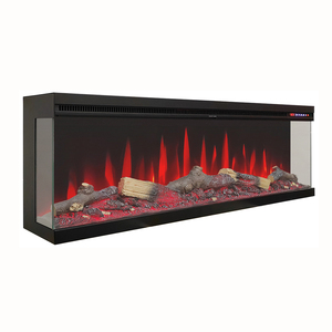 <span class=keywords><strong>Chimenea</strong></span> Eléctrica de Vidrio LONGHUA FLAME Empotrable de Pared Decorativa de 3 Lados con Opciones de 42" 50" 60" 72" - Product Image 1