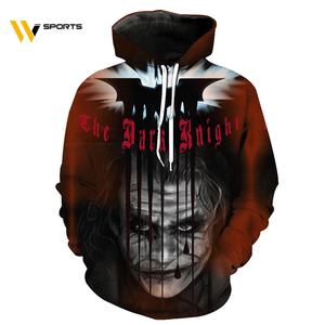 Sudadera con capucha de punto antiarrugas de invierno de talla grande sublimada con diseño de impresión 3D personalizado - Product Image 2