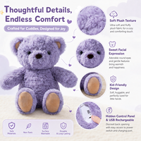 Juguete de Peluche Interactivo con IA, Muñeco Educativo con Respuesta de Voz, para Niños y Familia, Alivia el Estrés, Relleno de Algodón PP, ODM