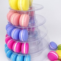 Support à macarons à 6 étages, support pyramidal pour cupcakes, présentoir à macarons pour mariage, anniversaire
