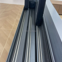 Fenêtres en aluminium pour maisons, à rupture de pont thermique, double vitrage, fenêtre coulissante en aluminium insonorisée, résistance au vent, villa