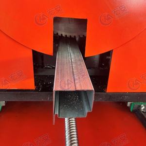 Línea de Producción de Marcos de Puertas de Acero Inoxidable Totalmente Automática Controlada por PLC con Motor y Rodamientos - Product Image 4