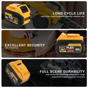 <span class=keywords><strong>Batteria</strong></span> <span class=keywords><strong>ricaricabile</strong></span> 60V MAX 9.0Ah, celle ad alta densità, compatibile con trapani a <span class=keywords><strong>batteria</strong></span> DeWalt DCB205 - Product Image 5