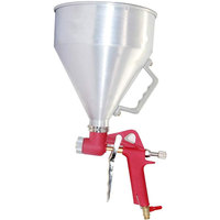 Pistolet de pulvérisation à air comprimé pour texture, en aluminium blanc, 6 L (1,45 gallon), pour revêtement mural et de plafond