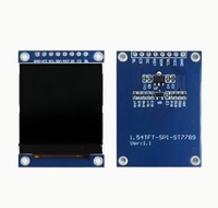 Layar LCD TFT 1,54 inci ST7789 Layar Kecil 240 * 240 Tampilan LCD Layar Warna SPI Tampilan Penuh