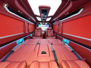 Exportation complète de véhicules Hiace |   7 places, intérieur rouge luxueux, essence, automatique, sièges en cuir, phares LED R16, 360 <span class=keywords><strong>Van</strong></span> - Product Image 6